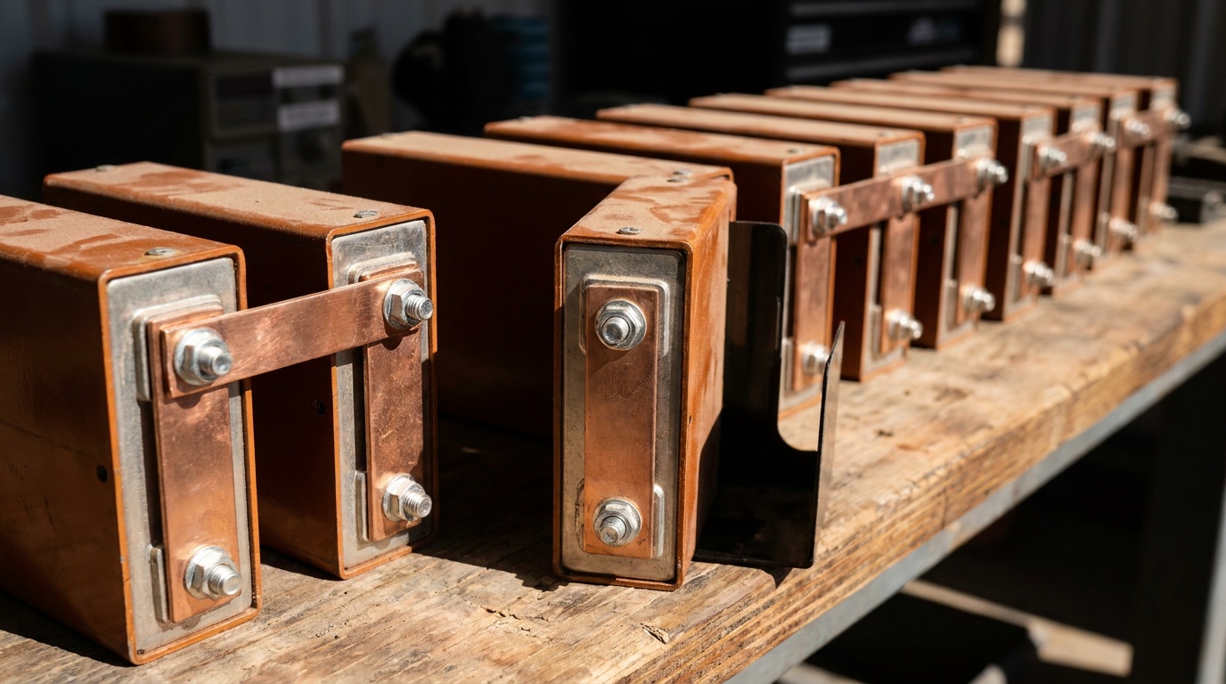 An individual nickel-metal hydride hybrid battery module, capacity-tested and graded
